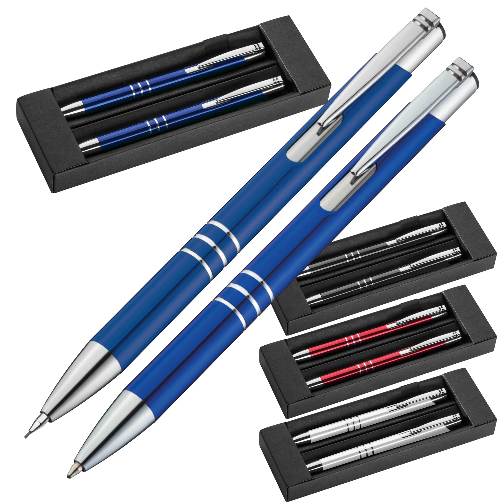 Schreibset - Kugelschreiber / Bleistift Metall