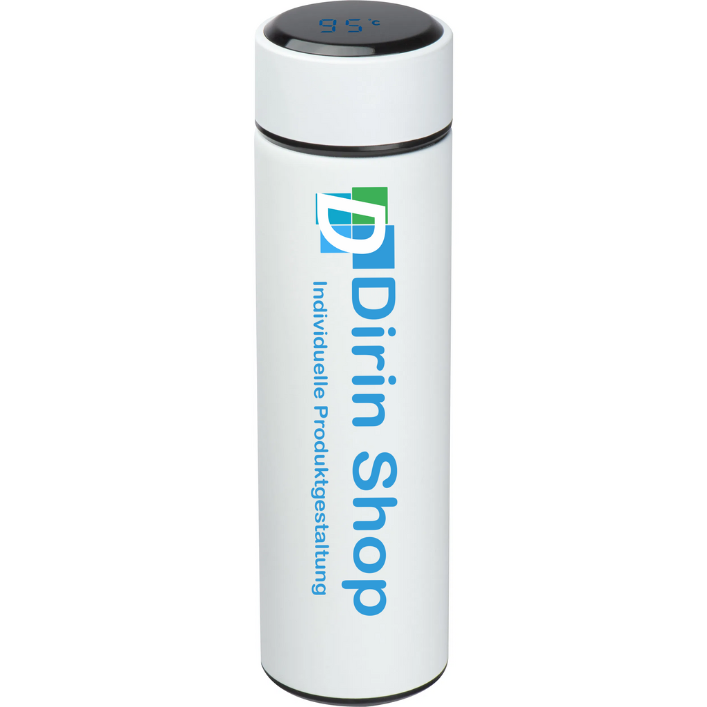 Edelstahlflasche mit LED Temperaturanzeige, 450ml