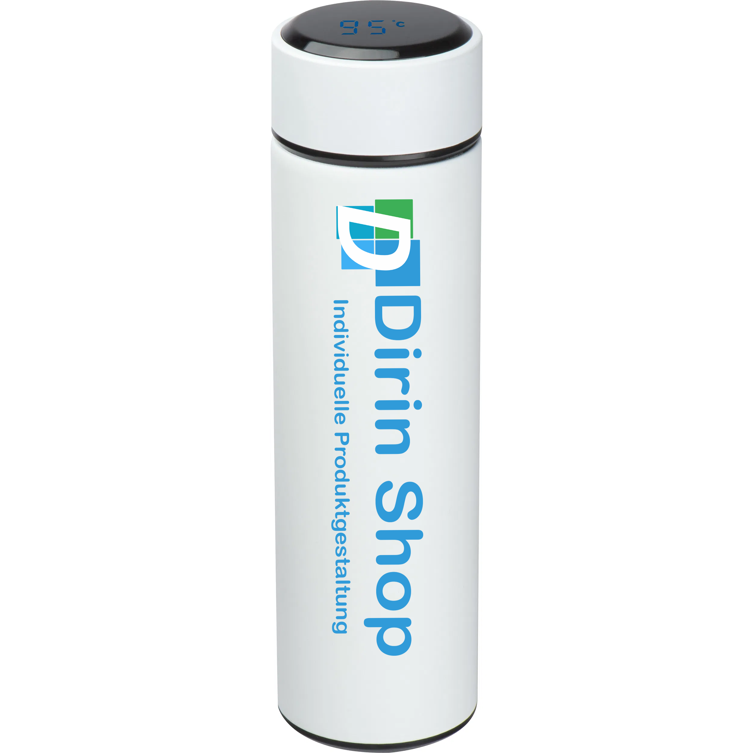 Edelstahlflasche mit LED Temperaturanzeige, 450ml